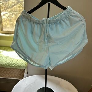 Nike Women's Pale Blue Athletic Running Shorts
